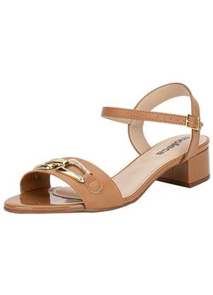 Sandália Feminina Salto Grosso Moleca 5259880 - MOLECA