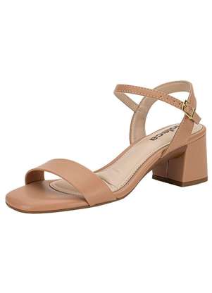 Sandália Feminina Salto Grosso Moleca 5496101 - MOLECA