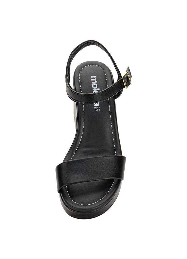 Moleca - Sandália Feminina Salto Grosso Moleca 5549102 - Preto 5