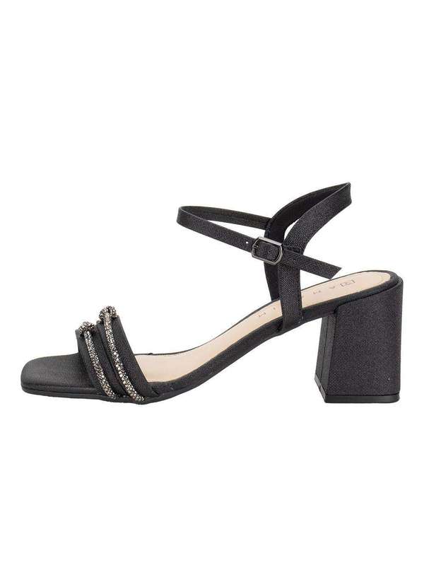 Ramarim - Sandália Feminina Salto Grosso Ramarim 2534202 Preto 2