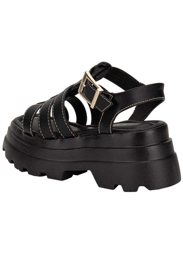 Ramarim - Sandália Feminina Salto Grosso Ramarim 2542203 Preto 1