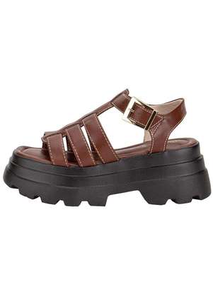 Sandália Feminina Salto Grosso Ramarim 2542203 - RAMARIM