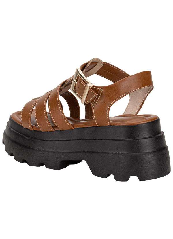 Ramarim - Sandália Feminina Salto Grosso Ramarim 2542203 Caramelo 3