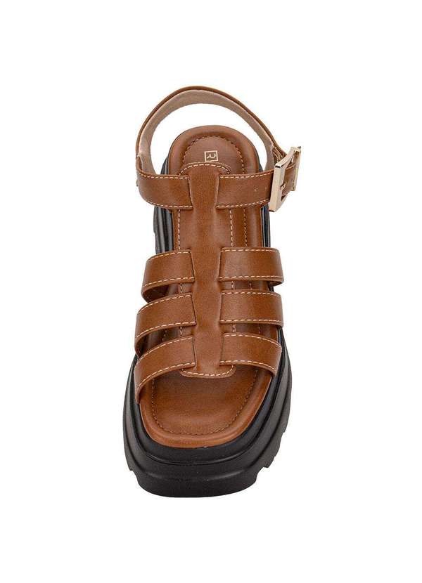 Ramarim - Sandália Feminina Salto Grosso Ramarim 2542203 Caramelo 5