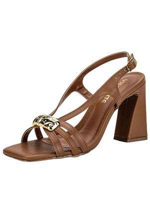 Sandália Feminina Salto Grosso Via Marte 150017 - VIA MARTE