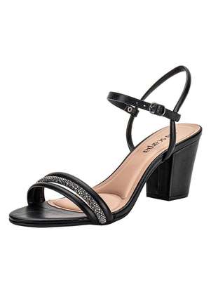 Sandália Feminina Salto Grosso Via Scarpa 100118129 - VIA SCARPA