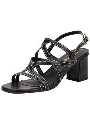 Sandália Feminina Salto Grosso Via Scarpa 176519145 - VIA SCARPA