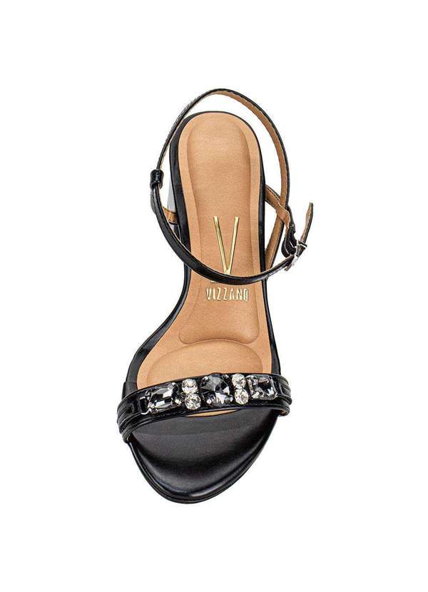 Vizzano - Sandália Feminina Salto Grosso Vizzano 62911716 Preto 5