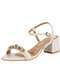 Vizzano - Sandália Feminina Salto Grosso Vizzano 62911716 Branco/Off - variação: Branco/Off