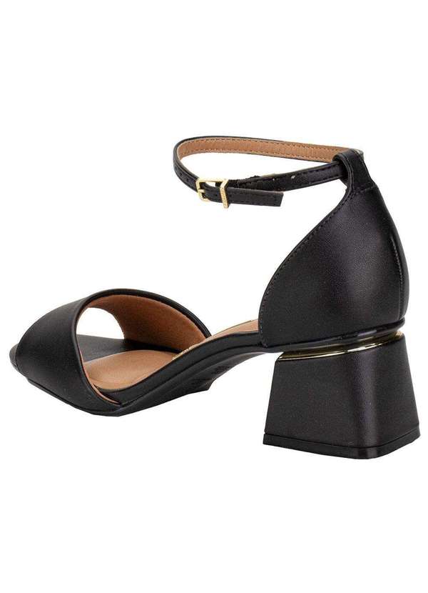 Vizzano - Sandália Feminina Salto Grosso Vizzano 6428143 - Preto 3
