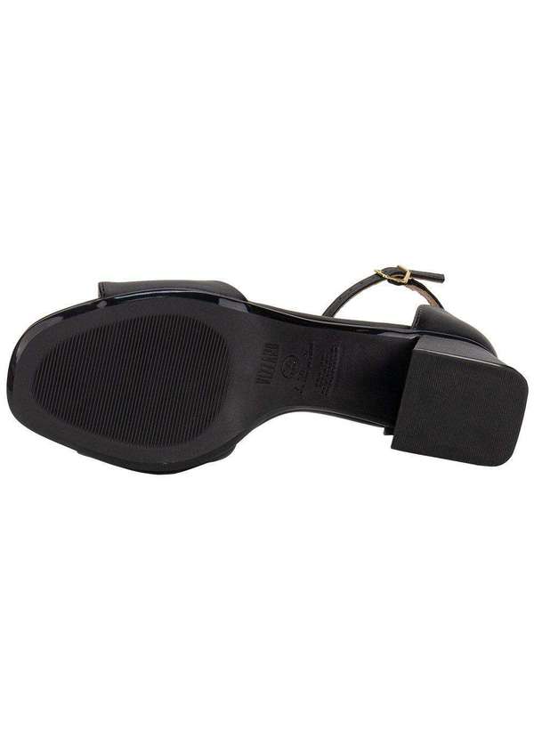 Vizzano - Sandália Feminina Salto Grosso Vizzano 6428143 - Preto 4