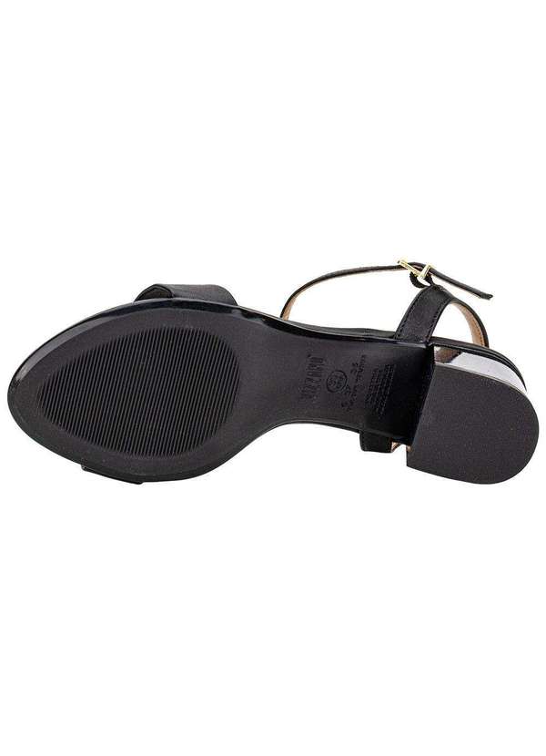 Vizzano - Sandália Feminina Salto Grosso Vizzano 6442200 Preto 4