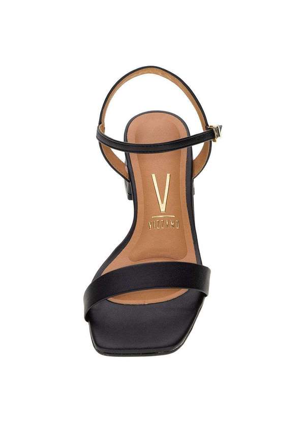 Vizzano - Sandália Feminina Salto Grosso Vizzano 6454111 Preto 5