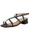 Vizzano - Sandália Feminina Salto Grosso Vizzano 6454123 - Cinza - variação: PRETO