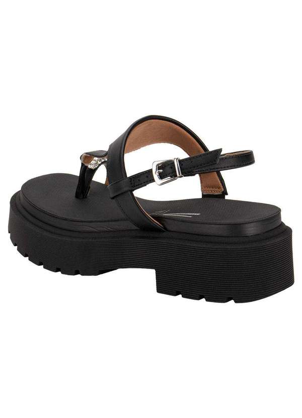 Vizzano - Sandália Feminina Salto Grosso Vizzano 6499135 Preto 3