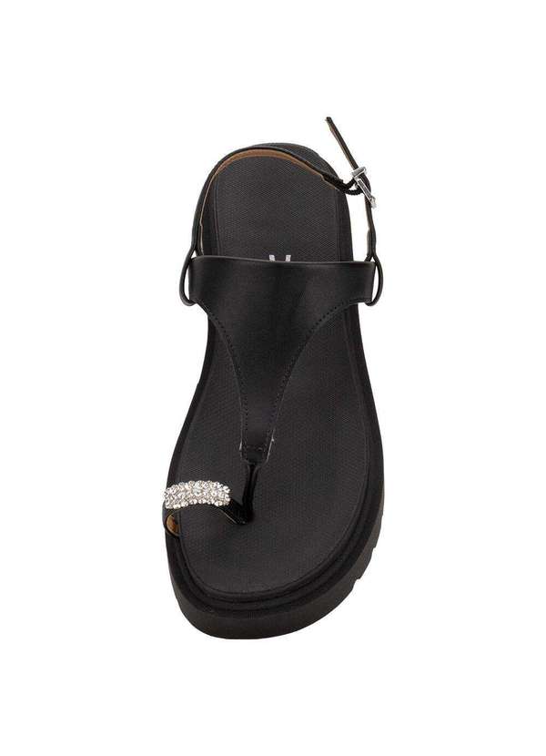 Vizzano - Sandália Feminina Salto Grosso Vizzano 6499135 Preto 5