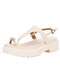 Vizzano - Sandália Feminina Salto Grosso Vizzano 6499135 Marfim - variação: Marfim