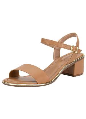 Sandália Feminina Salto Médio Beira Rio - 8379203 - BEIRA RIO