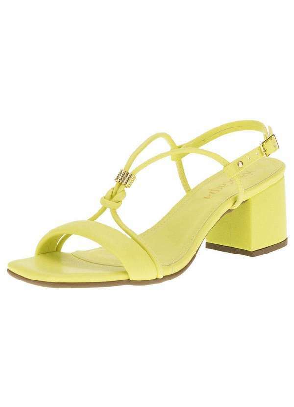 Via Scarpa - Sandália Feminina Salto Médio Via Scarpa - 150716017 - Verde