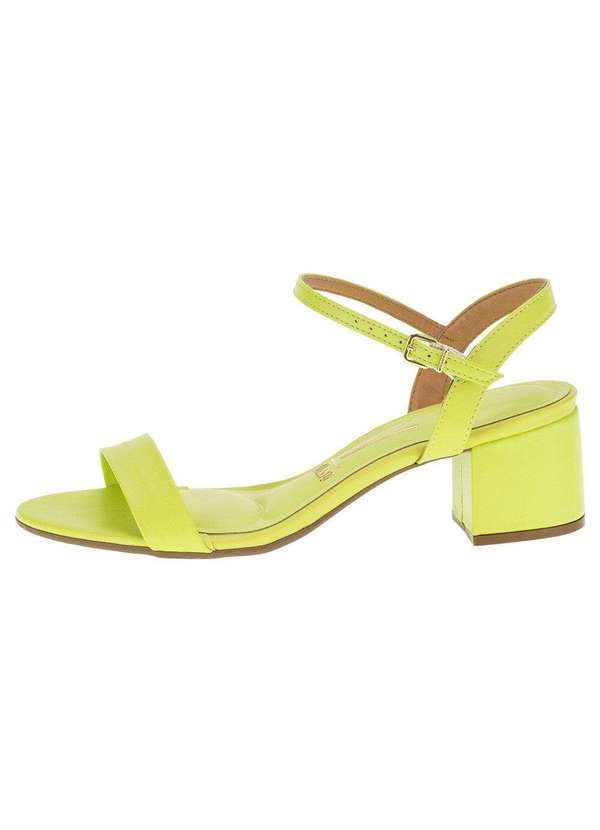 Vizzano - Sandália Feminina Salto Médio Vizzano - 62911300 - Verde 2