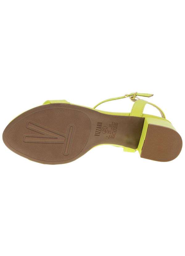 Vizzano - Sandália Feminina Salto Médio Vizzano - 62911300 - Verde 4