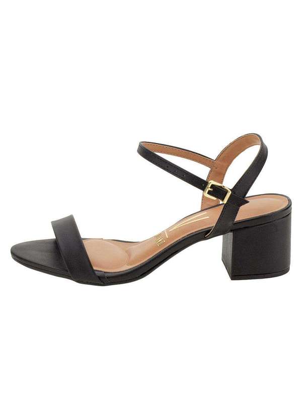 Vizzano - Sandália Feminina Salto Médio Vizzano - 6291900 - Preto 2