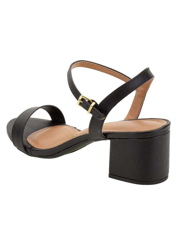 Vizzano - Sandália Feminina Salto Médio Vizzano - 6291900 - Preto 3
