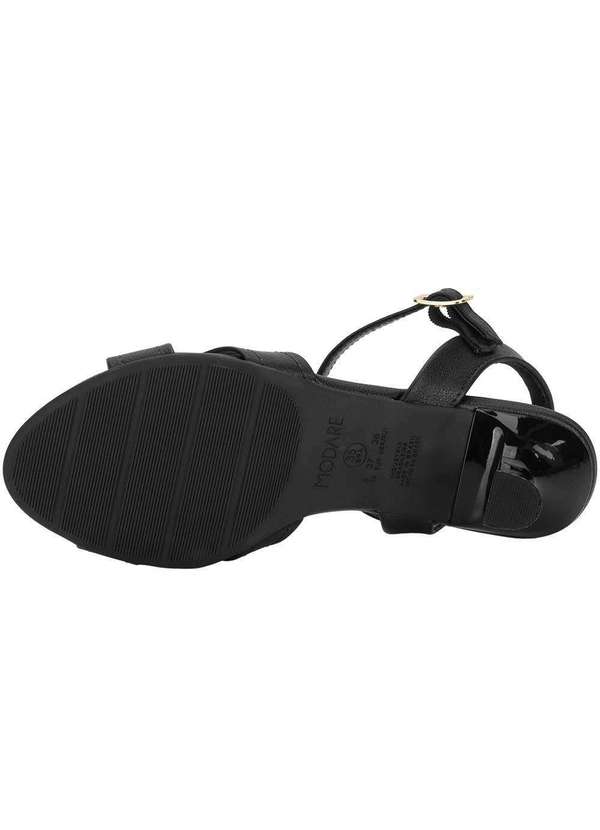 Modare - Sandália Feminina Salto Taça Modare 7202101 - Preto 4