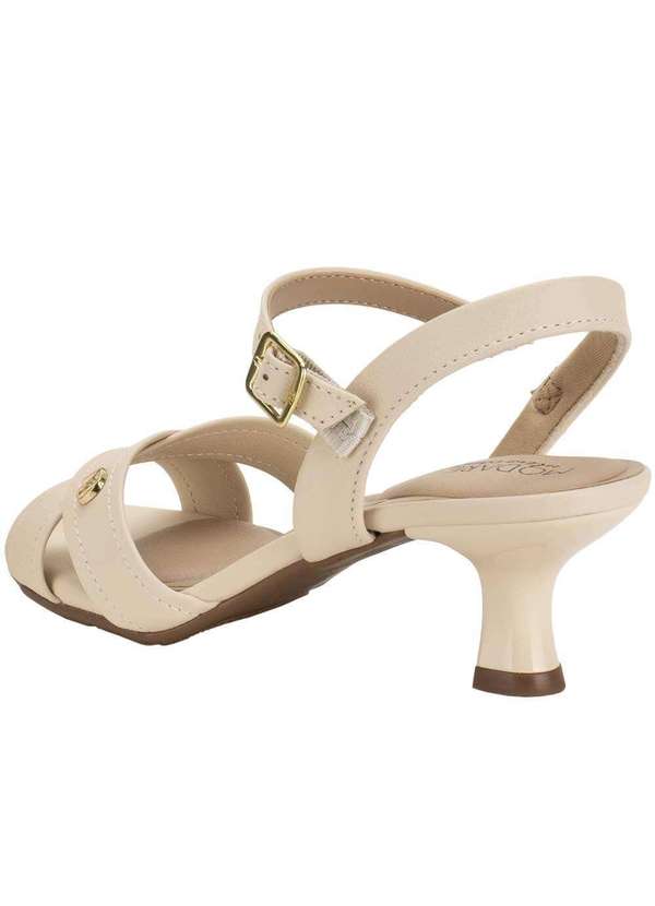 Modare - Sandália Feminina Salto Taça Modare 7202101 - Natural 3