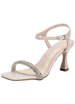 Sandália Feminina Salto Taça Via Marte 166035 - VIA MARTE