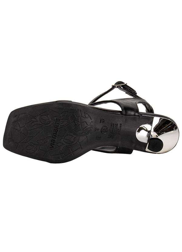 Via Marte - Sandália Feminina Salto Taça Via Marte 177043 Preto 4