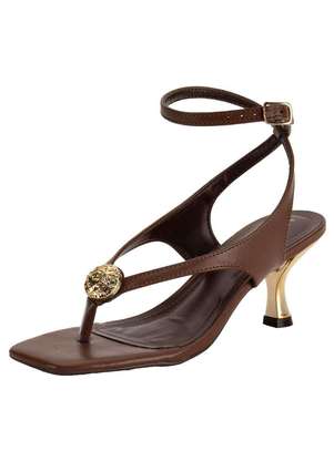 Sandália Feminina Salto Taça Via Marte 177043 - VIA MARTE