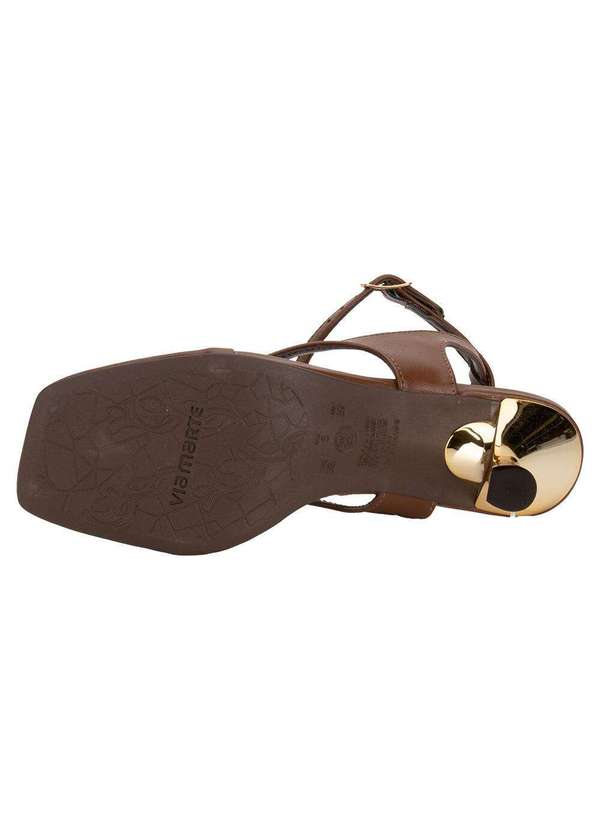 Via Marte - Sandália Feminina Salto Taça Via Marte 177043 Chocolate 4