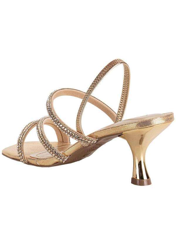 Via Marte - Sandália Feminina Salto Taça Via Marte 177045 Ouro 3