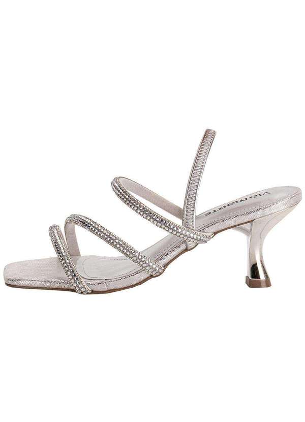 Via Marte - Sandália Feminina Salto Taça Via Marte 177045 Prata 2