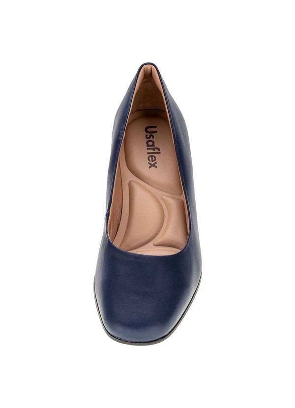 Sapatilha Usaflex Bico Fino Scarpin Usaflex Azul Marinho Sapato