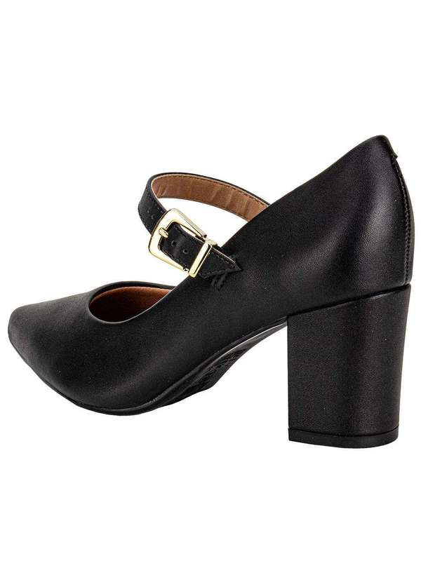 Vizzano - Sapato Feminino Salto Grosso Vizzano 1290532 Preto 3