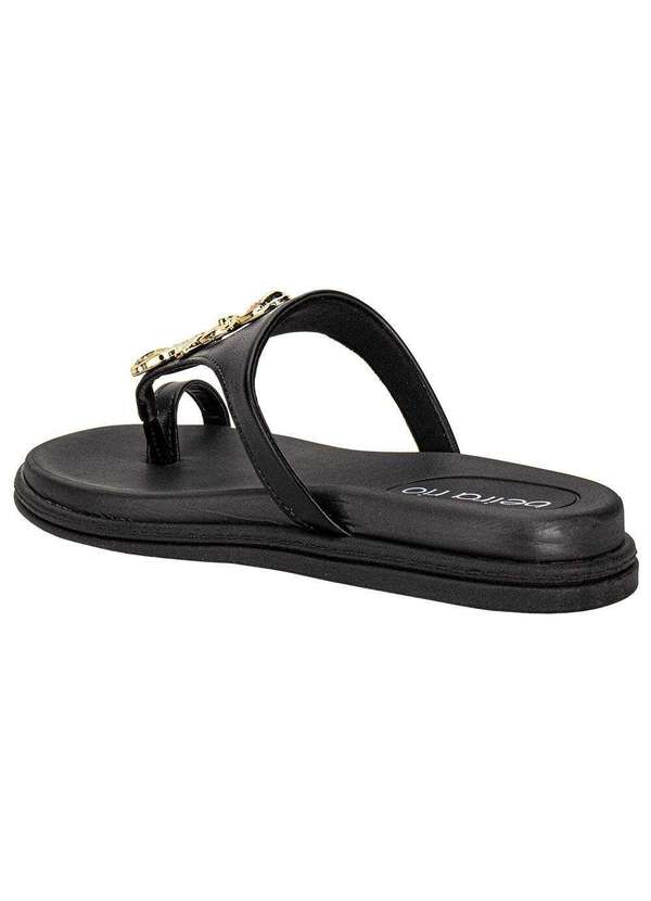 Moleca - Tamanco Feminino Flat Moleca 8513119 - Preto 3