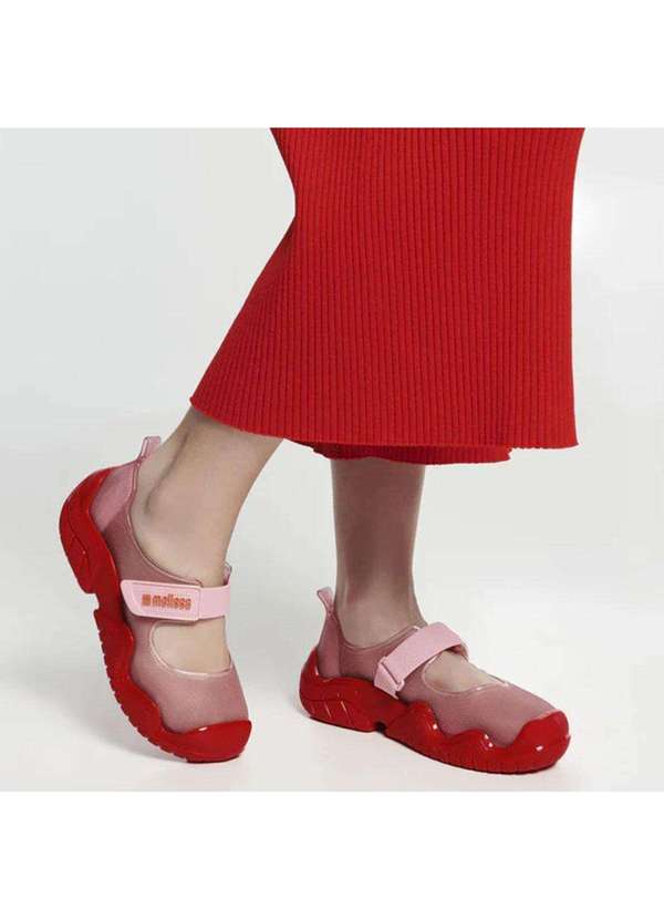 Melissa - Melissa Sprint Ballerina 36843 Vermelho/Rosa 2