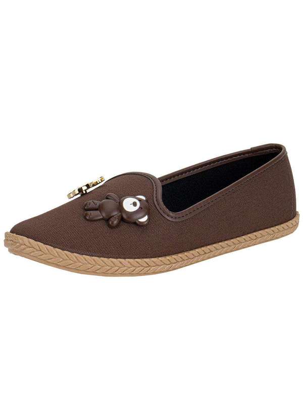 Moleca - Sapatilha Feminina Alpargata Moleca 52871008 Chocolate