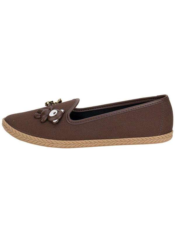 Moleca - Sapatilha Feminina Alpargata Moleca 52871008 Chocolate 2