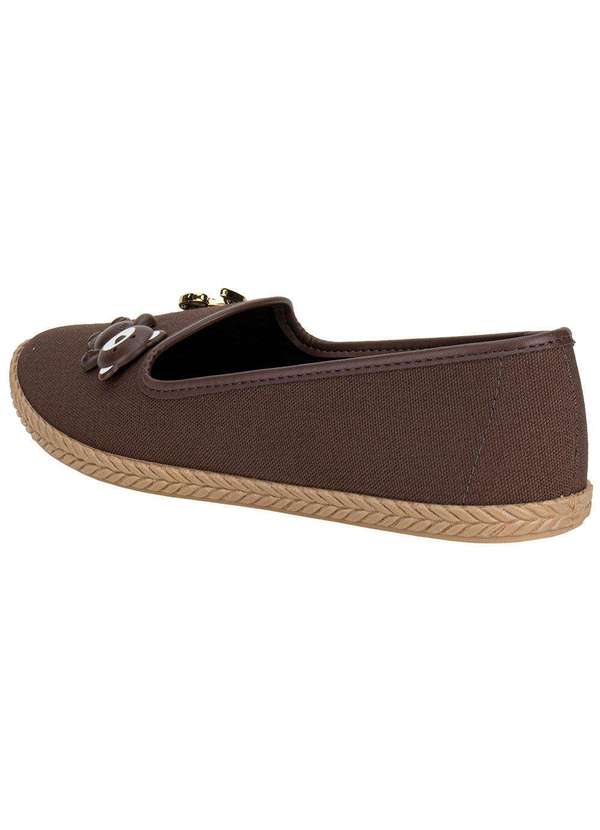 Moleca - Sapatilha Feminina Alpargata Moleca 52871008 Chocolate 3