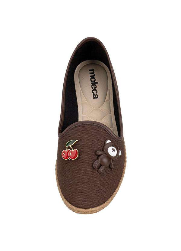 Moleca - Sapatilha Feminina Alpargata Moleca 52871008 Chocolate 5
