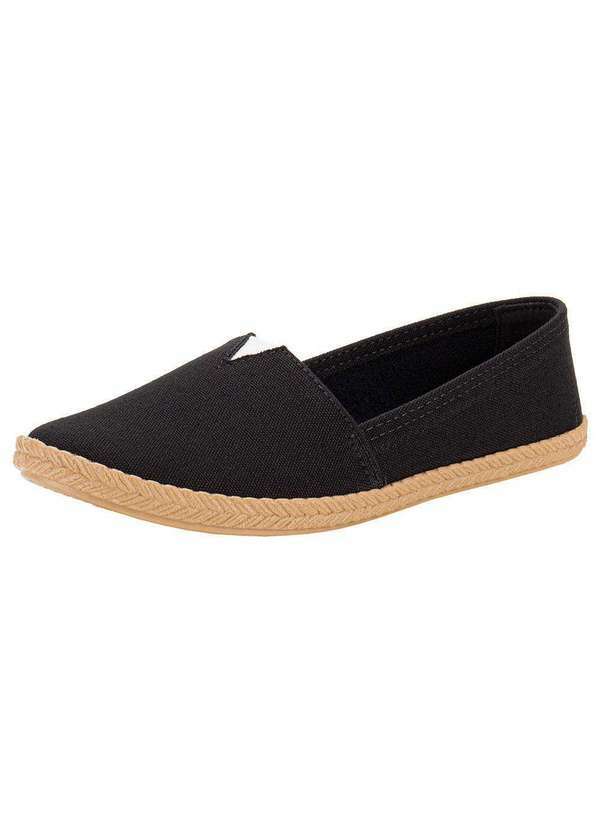 Moleca - Sapatilha Feminina Alpargata Moleca 5287200 - Preto