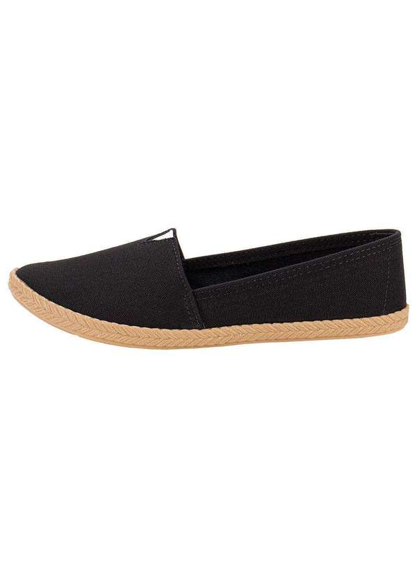 Moleca - Sapatilha Feminina Alpargata Moleca 5287200 - Preto 2