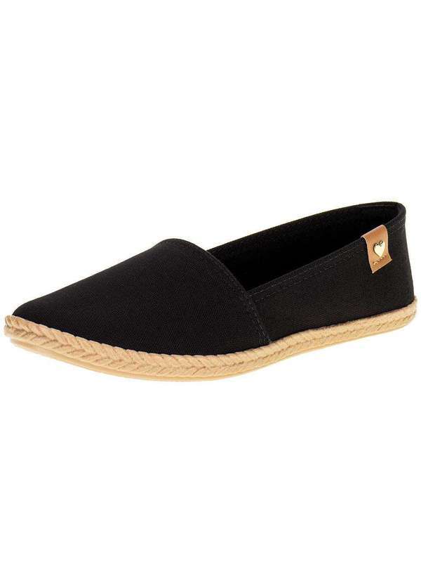 Moleca - Sapatilha Feminina Alpargata Moleca - 5287210 Preto