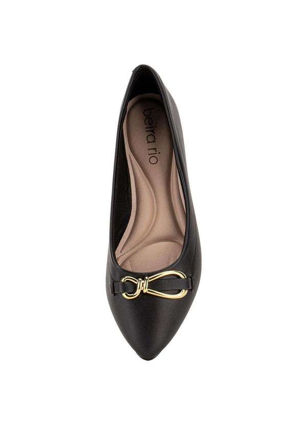 Beira Rio - Sapatilha Feminina Flat Beira Rio 41361111 - Preto 5