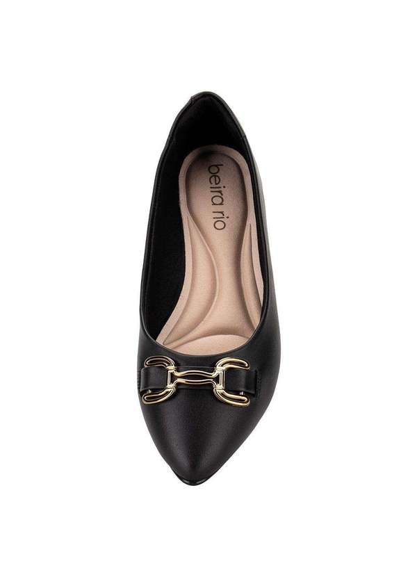 Beira Rio - Sapatilha Feminina Flat Beira Rio 41361113 - Preto 5