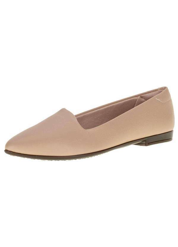 Beira Rio - Sapatilha Feminina Flat Beira Rio - 4136394 - Bege 01