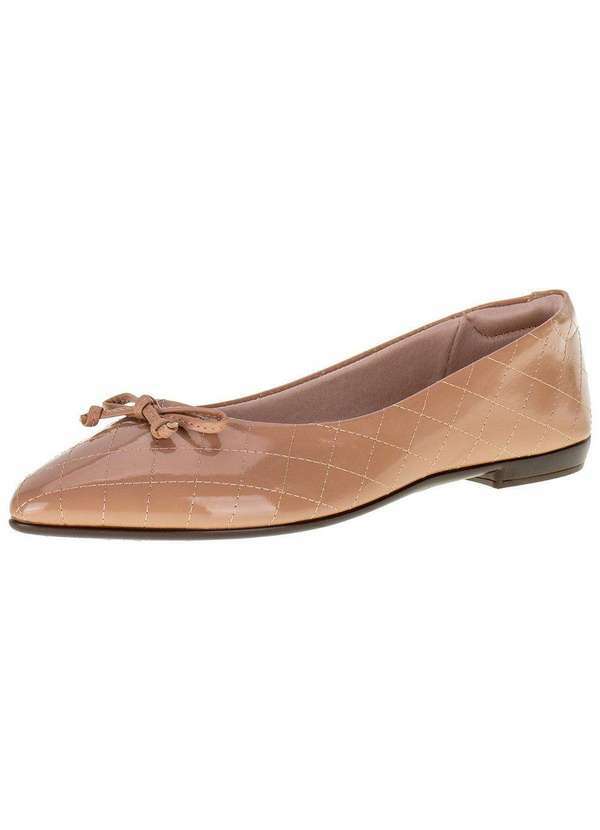 Beira Rio - Sapatilha Feminina Flat Beira Rio - 4136398 - Bege